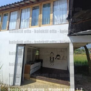 borobudur glamping wooden house 1 2